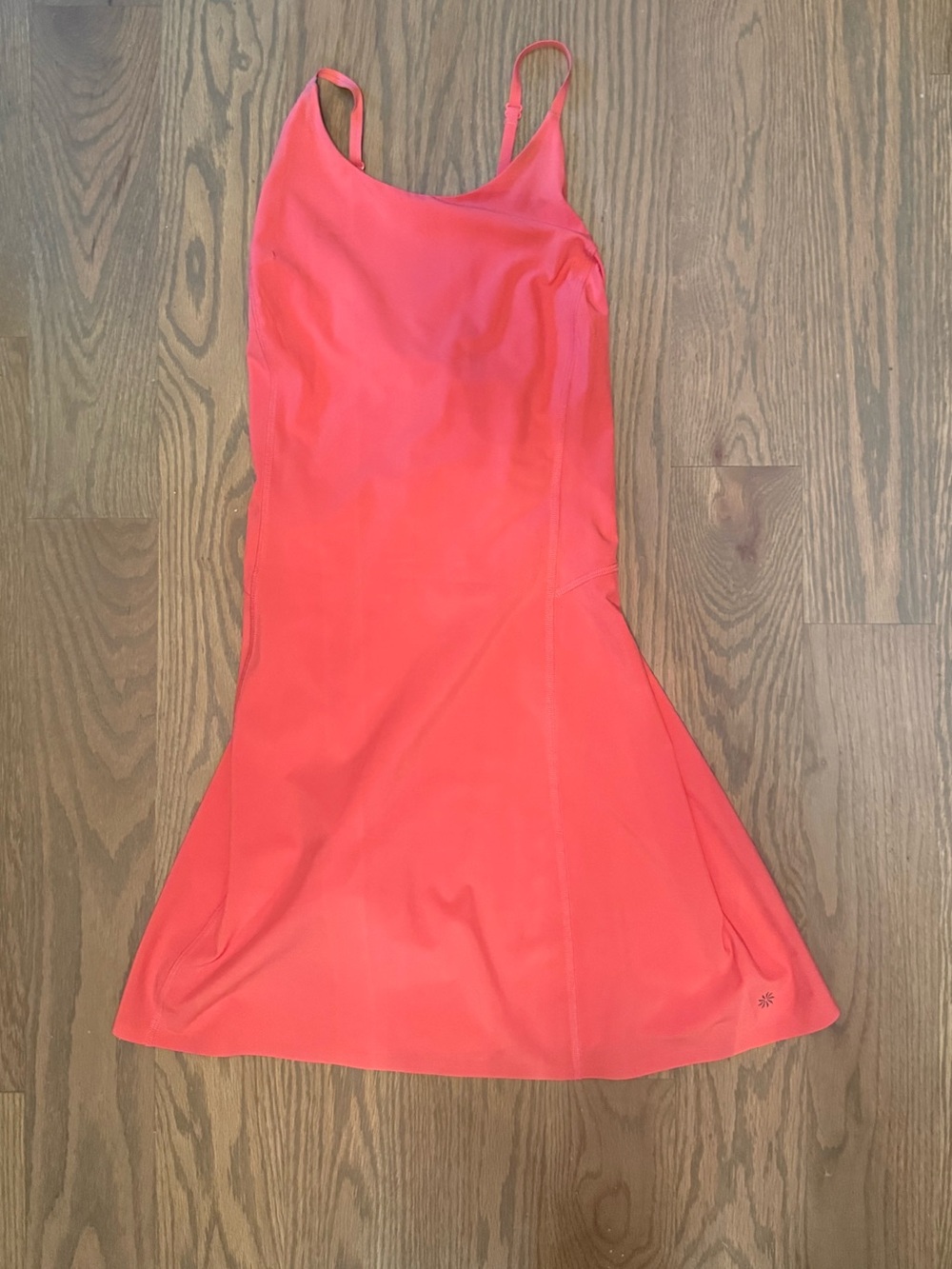 Athleta Bright Coral Active Dress with Built-In Brief XS